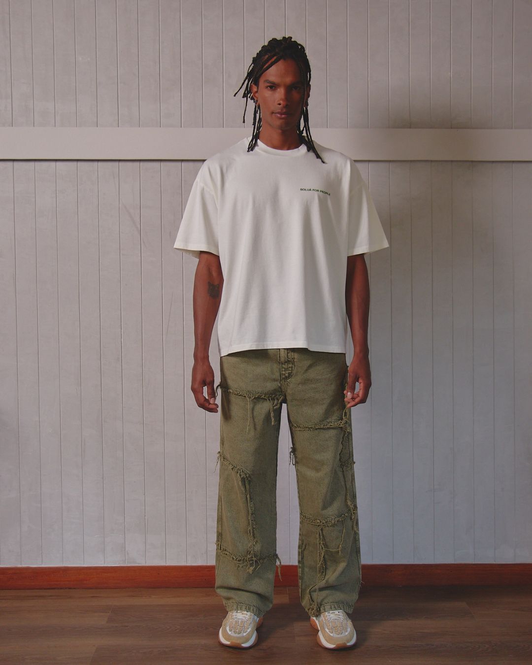 UNBOUND JEAN - VERDE MILITAR