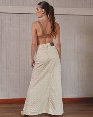 CREW LONG SKIRT - CRUDA
