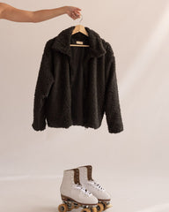 Hormone furry jacket - Negro