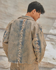 RIPPLE BLUE/ROSE GOLD - JACKET