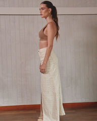CREW LONG SKIRT - CRUDA
