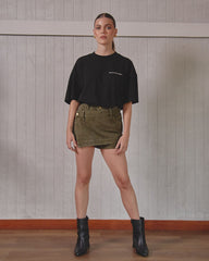 COVER SKIRT - VERDE MILITAR