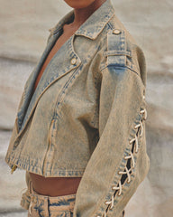 RIPPLE BLUE/ROSE GOLD - JACKET