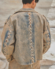 RIPPLE BLUE/ROSE GOLD - JACKET