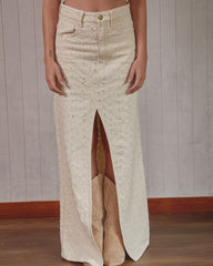 CREW LONG SKIRT - CRUDA