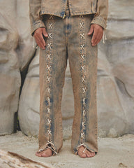RIPPLE BLUE/ROSE GOLD - JEAN