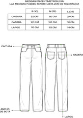 CREW JEAN - NEGRO